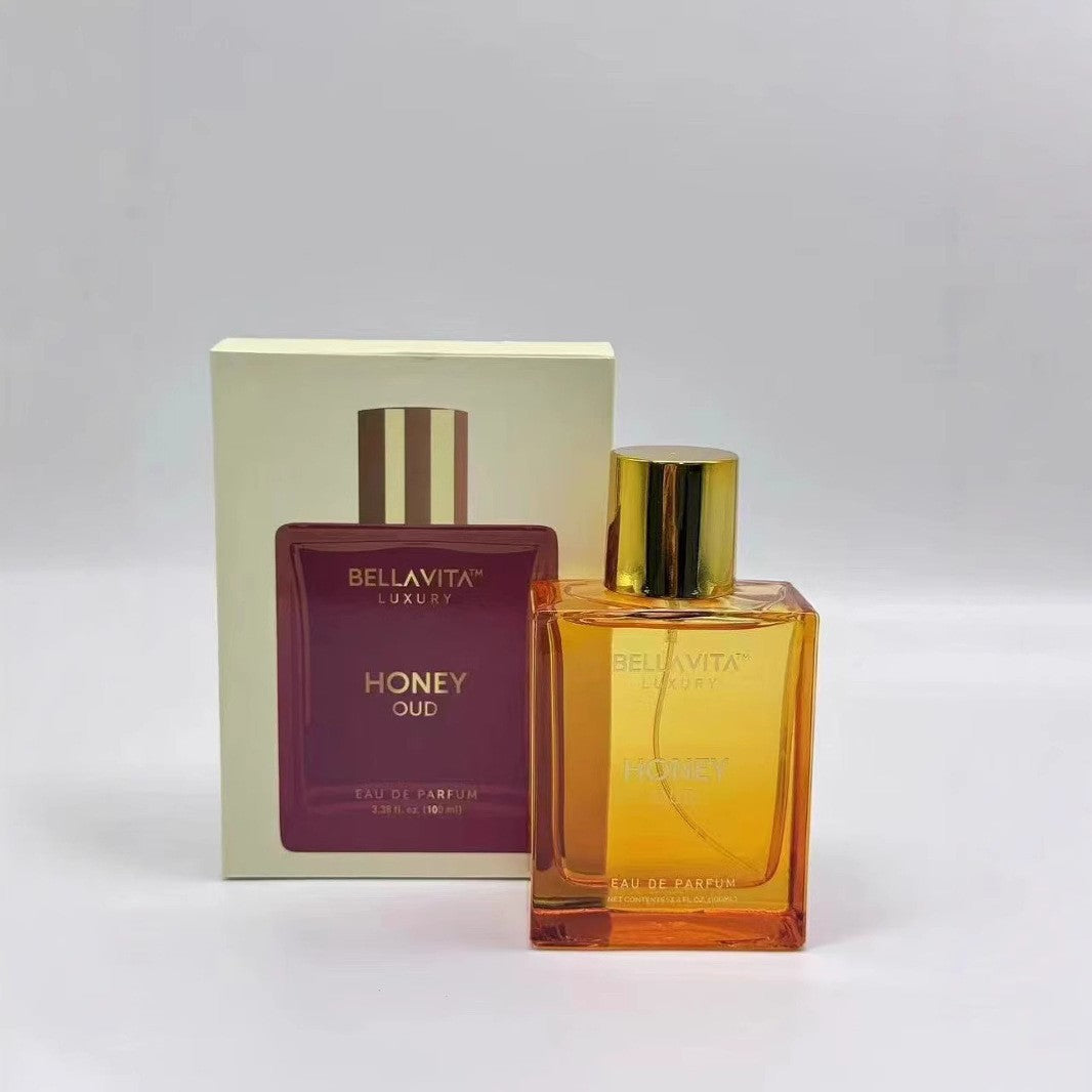 Luxury's Honey Oud | Eau de Parfum 100ml (3.4 fl oz) | Patchouli, Vanilla, Bergamot | Floral & Spicy | Made with Clean & Vegan Essentials Oils | Cruelty Free Fragrance Perfume