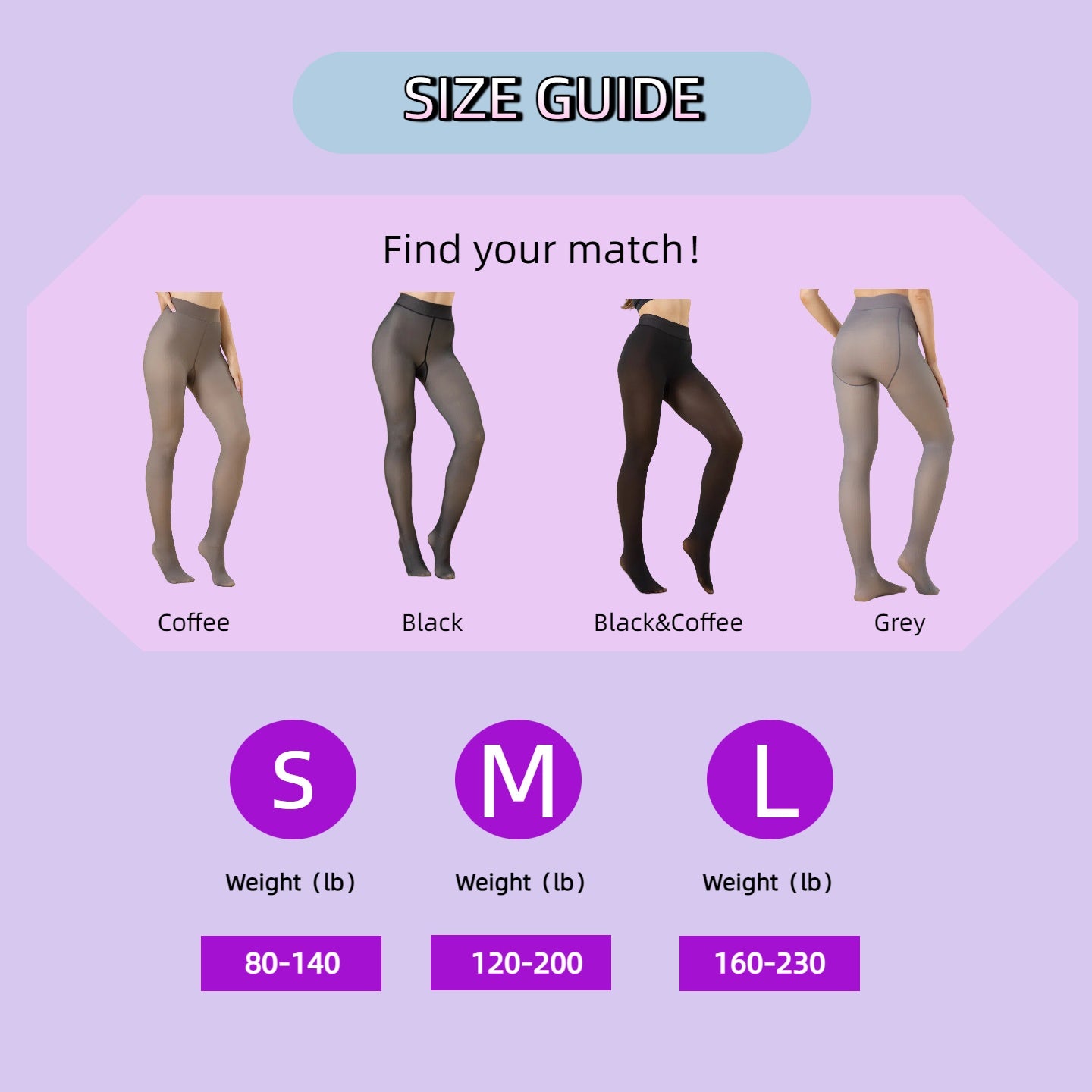 🛒Last Day 49% OFF 🔥：Translucent Fleece Lined Leggings