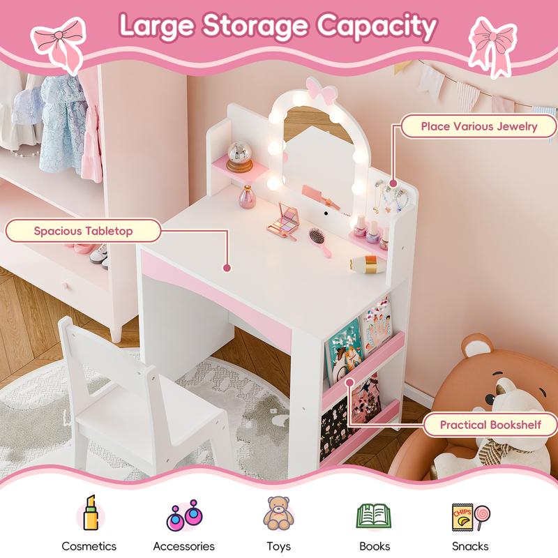 Deluxe Princess Lighted Vanity