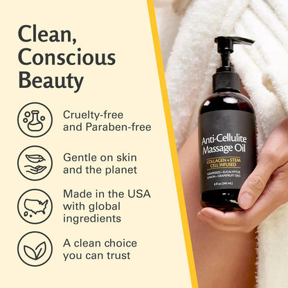 💎Final 3 Hours: 60%OFF🔥Naturals Cellulite Massage Oil