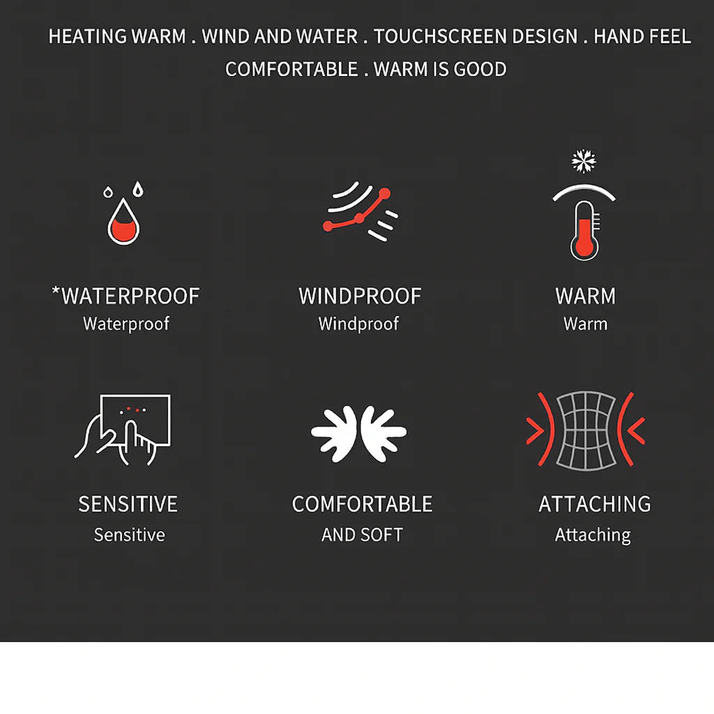 🔥Last Day-Buy 1 Get 1 Free! 🎁Windproof Winter Gloves Touchscreen Gloves Thermal Warm Gloves for Men and Women