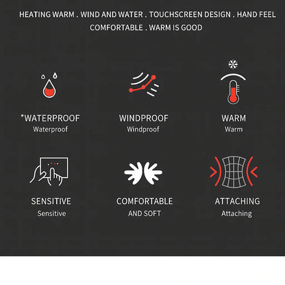 🔥Last Day-Buy 1 Get 1 Free! 🎁Windproof Winter Gloves Touchscreen Gloves Thermal Warm Gloves for Men and Women