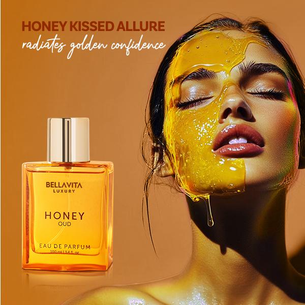 Luxury's Honey Oud | Eau de Parfum 100ml (3.4 fl oz) | Patchouli, Vanilla, Bergamot | Floral & Spicy | Made with Clean & Vegan Essentials Oils | Cruelty Free Fragrance Perfume