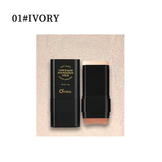 💥LAST DAY PROMOTION - 50%OFF🔥 Foundation Concealer Stick Dual-ended brush head for flawless skin