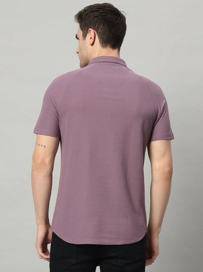 Half Sleeve Shirt - Dynamic Purple
