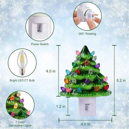 ⏰Christmas Limited Sale 60% OFF!!🎄50K+ SOLD! 🎁✨Christmas Tree Night Light