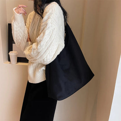 ⚡Super Sale - Today Only🎁-Tote Bag for Women, Retro Suede Shoulder Bag