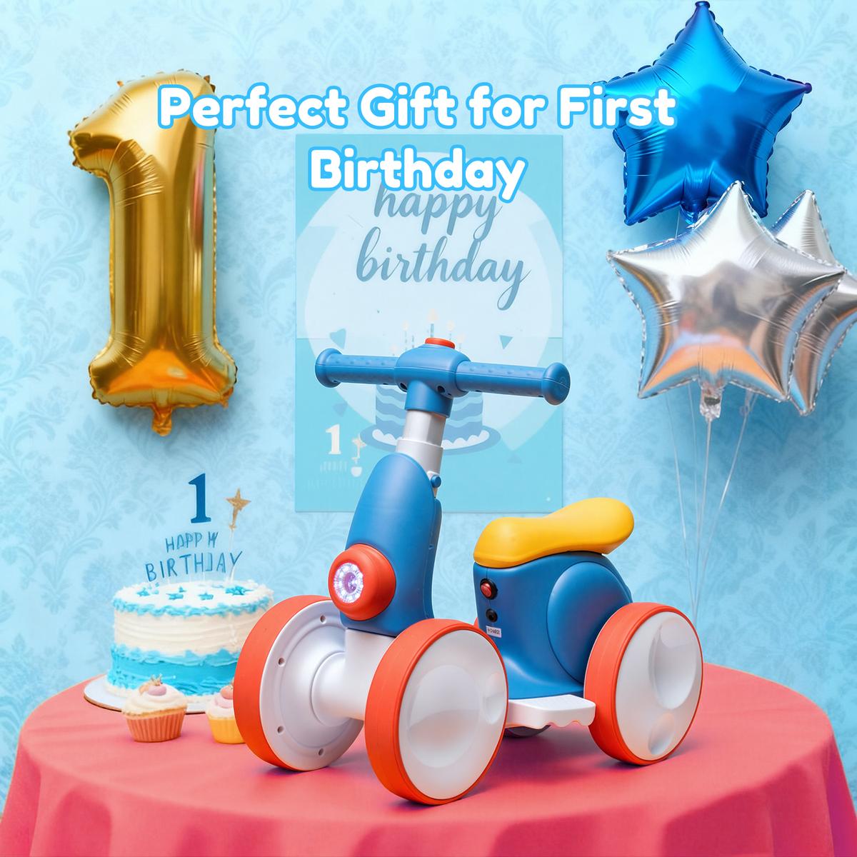 💥LAST DAY SALE 49% OFF⏰6V Electric Bubble Bike Ride-On, 4-in-1 Balance Toy with Remote Control